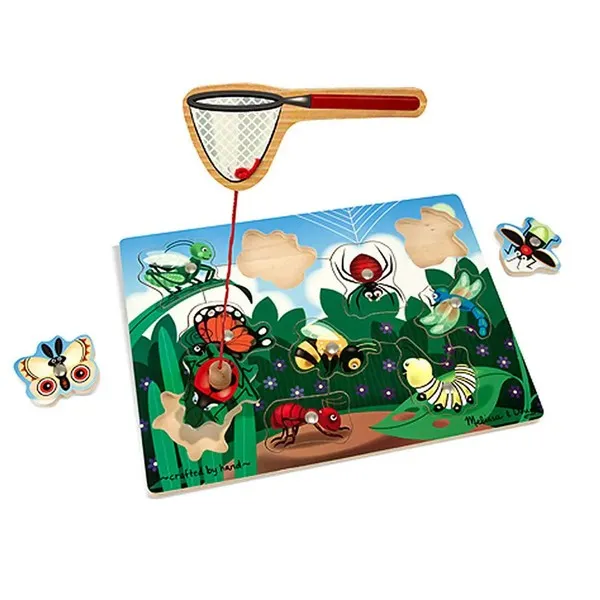 Melissa and Doug Магнитно кепче за буболечки - Дървен пъзел
