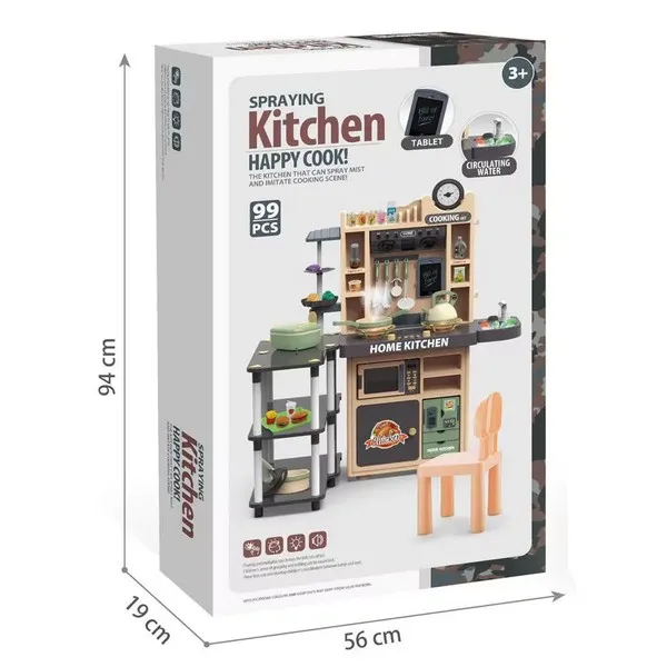 Продукт RTOYS - Кухня с пара и течаща вода, светлини и звуци 99 ч. - 0 - BG Hlapeta