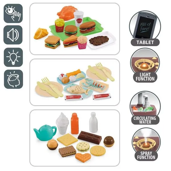 Продукт RTOYS - Кухня с пара и течаща вода, светлини и звуци 99 ч. - 0 - BG Hlapeta