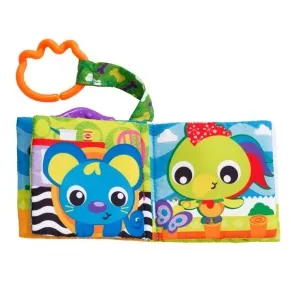Playgro Ден във фермата - Текстилна книжка гризалка 3м+