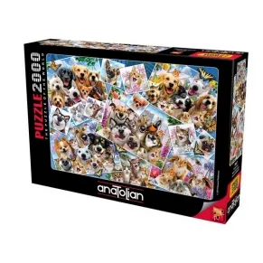 Anatolian Колаж от селфита на животни - Пъзел 2000 части