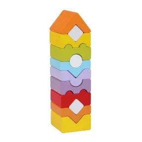Cubika - Дървена кула за баланс 12 части Cubika - Дървена кула за баланс 12 части