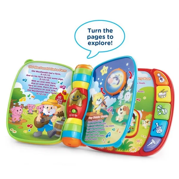 Продукт Vtech - Бебешка музикална книжка - 0 - BG Hlapeta