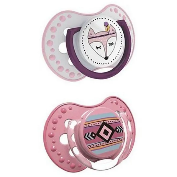 Продукт Lovi Indian Summer - Силиконова залъгалка 2 бр  6-18 м - 0 - BG Hlapeta