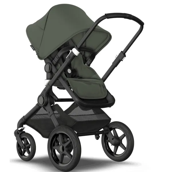 Продукт Bugaboo Fox3 Black Chassis, Forest Green - Детска количка - 0 - BG Hlapeta