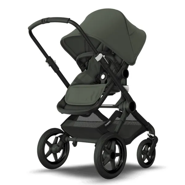Продукт Bugaboo Fox3 Black Chassis, Forest Green - Детска количка - 0 - BG Hlapeta