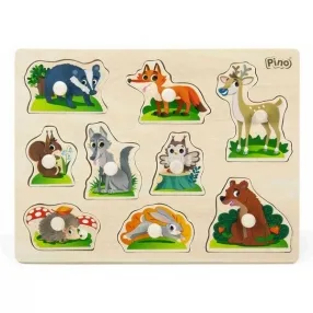 Pino - Дървен пъзел с дръжки Pino - Дървен пъзел с дръжки