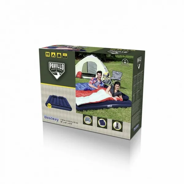 Продукт Bestway - Надуваем дюшек с възглавница и помпа 203х152х22см - 0 - BG Hlapeta