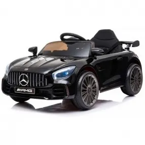 Акумулаторна кола Mercedes AMG GTR, 12V с меки гуми и кож.седалка
