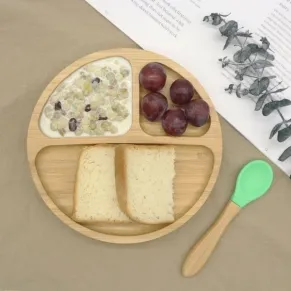 Babyhome - Бамбуков сет за хранене