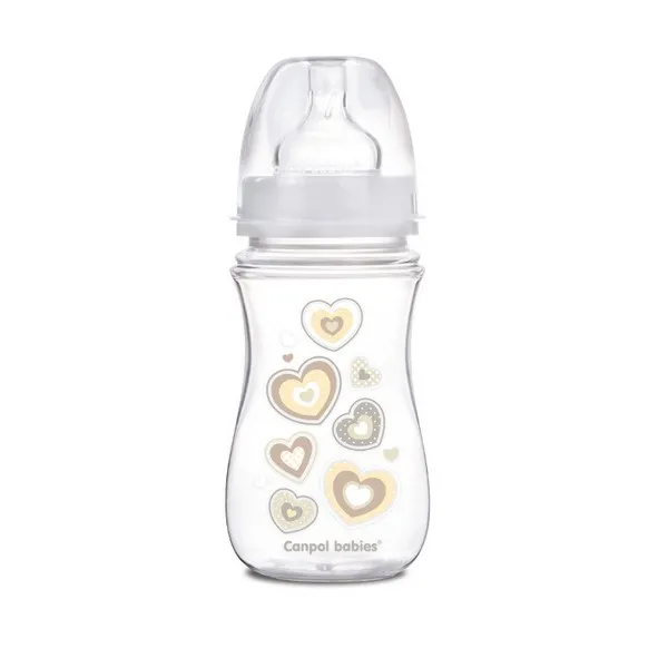 Продукт Canpol Easy Start Newborn Baby - Антиколик шише с широко гърло 240 мл - 0 - BG Hlapeta