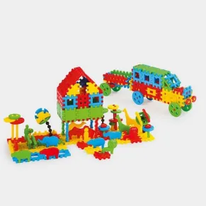 Marioinex - Вафлен конструктор от 200 части в кутия