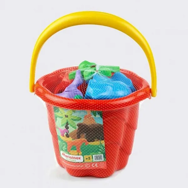 Продукт Marioinex - Детска кофичка за игра на пясъка с фигурки на динозаври - 0 - BG Hlapeta