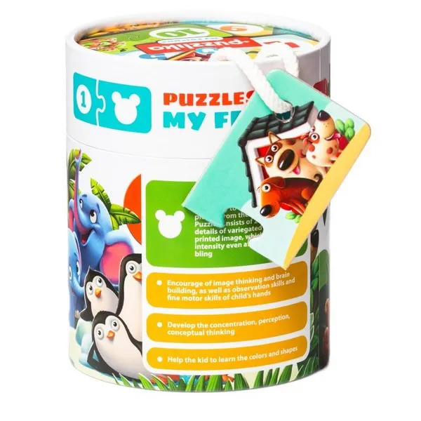 Продукт PUZZLIKA - Моето семейство Комплект образователни пъзели за най-малките  - 0 - BG Hlapeta