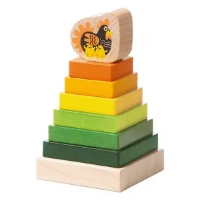 CUBIKA - ДЪРВЕНА КУЛА НИЗАНКА ПИЛЕТА 8 ЧАСТИ