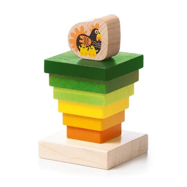 Продукт CUBIKA - ДЪРВЕНА КУЛА НИЗАНКА ПИЛЕТА 8 ЧАСТИ - 0 - BG Hlapeta
