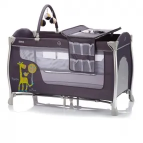 Fillikid Travel Cot Mailand - Сгъваема кошара - 2 нива, 60/120 см