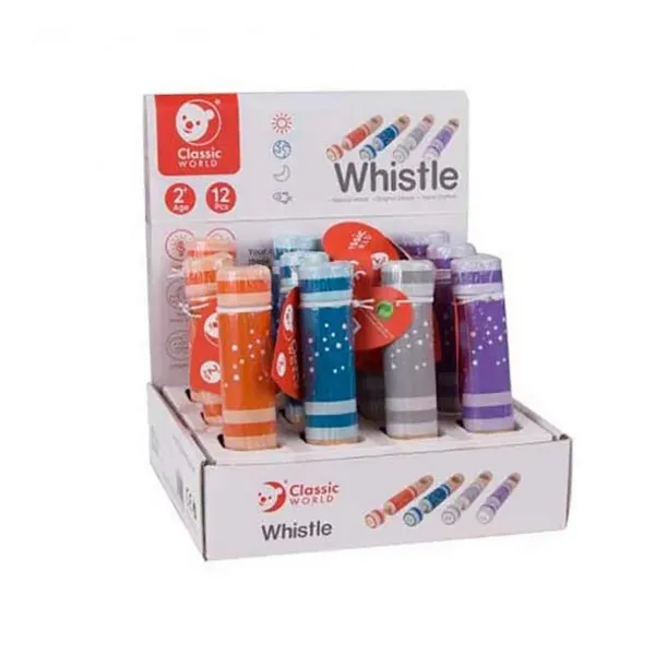 Продукт Classic world - Детска дървена свирка, асортимент - 0 - BG Hlapeta