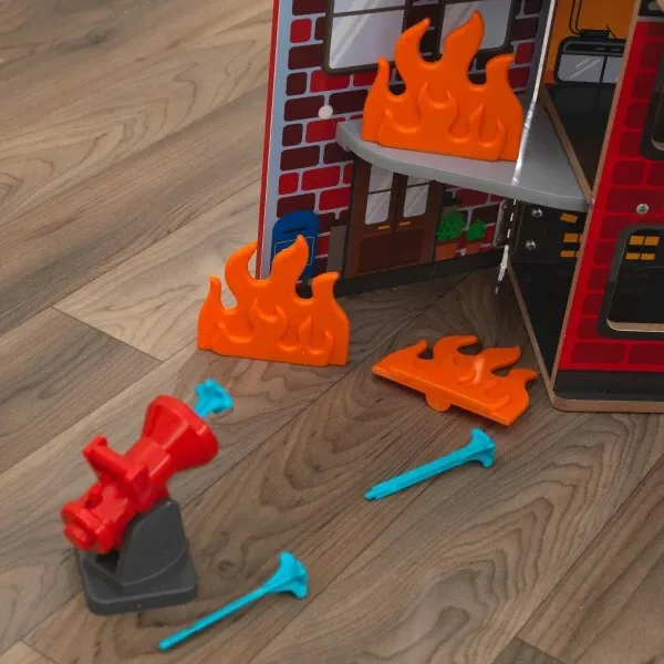 Продукт KidKraft - Комплект за игра с трансформиращ се пожарен камион 2-в-1 - 0 - BG Hlapeta