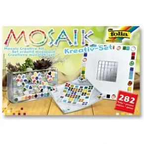 Folia Bringmann - Комплект за изработка на класическа керамична мозайка, 282 части