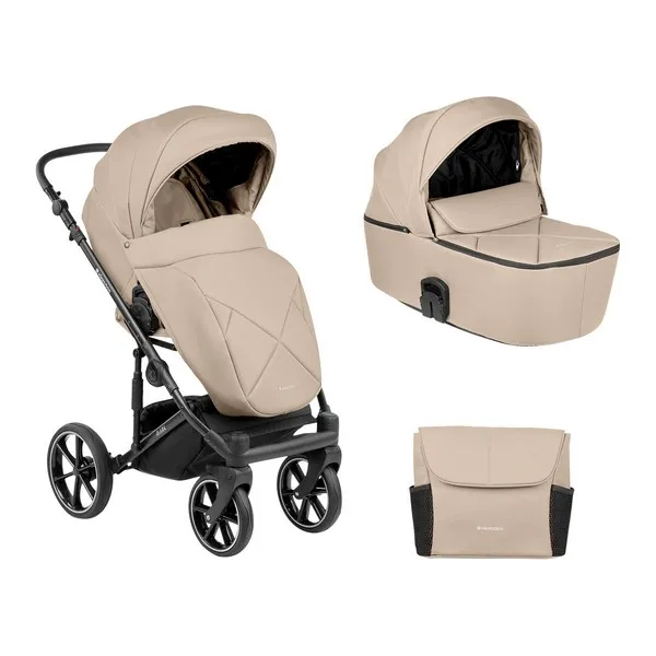 Продукт Kikkaboo Amani - Комбинирана количка 2в1 с твърд кош - 0 - BG Hlapeta