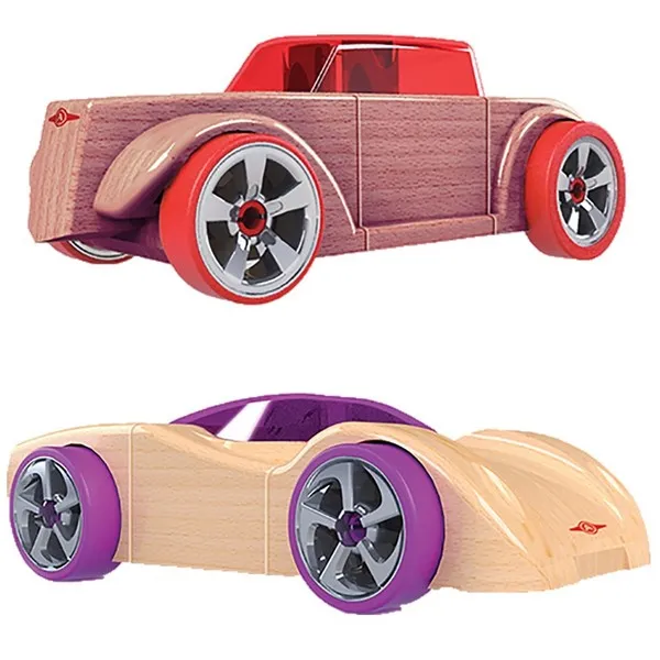 Продукт Automoblox Mini SC1 Chaos/HR5 Scorch - Дървени коли 2бр. - 0 - BG Hlapeta