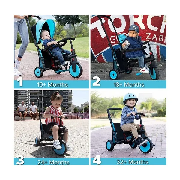 Продукт SmarTrike STR3 - Сгъваема триколка 6-в-1 - 0 - BG Hlapeta