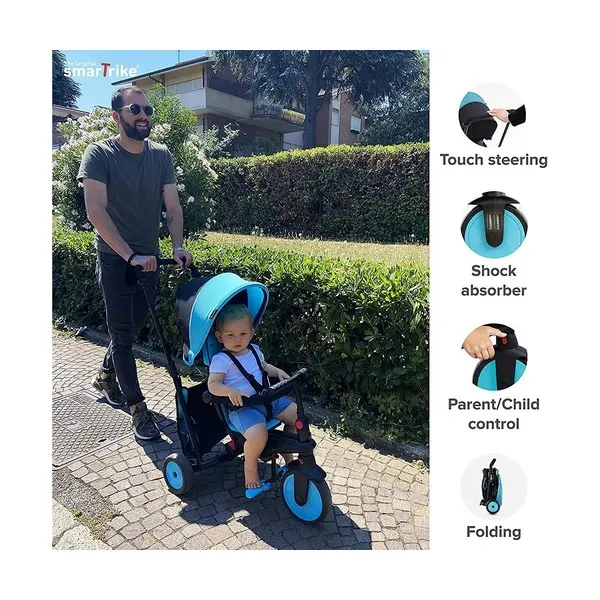 Продукт SmarTrike STR3 - Сгъваема триколка 6-в-1 - 0 - BG Hlapeta