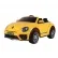 Акумулаторна кола licensed Volkswagen Beetle 12V с меки гуми и кожена седалка