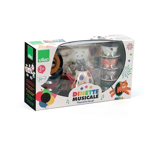 Продукт Vilac - Сервиз за чай музикален по дизайн на Andy Westface - 0 - BG Hlapeta