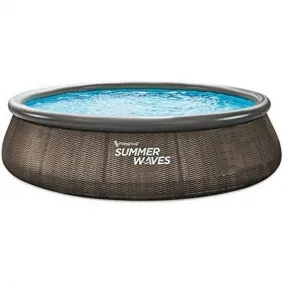 Summer Waves Quick Set - Басейн РАТАН 366x76 см. с надувем борд и филтрираща помпа