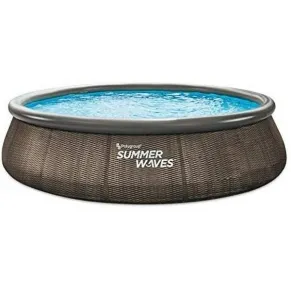 Summer Waves Quick Set - Басейн РАТАН 366x76 см. с надувем борд и филтрираща помпа