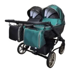 Adbor Duo lux 3D - количка за близнаци 3в1