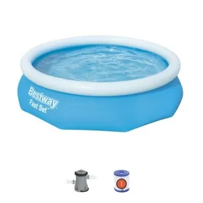 Bestway Fast Set Pool - Надуваем басейн 305х76см с помпа