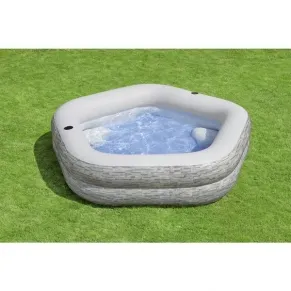 Bestway - Надуваем басейн 213х206х53см