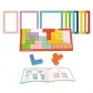 Tooky Toy Тетрис - Логическа дървена игра Продукт Tooky Toy Тетрис - Логическа дървена игра - 4 - BG Hlapeta