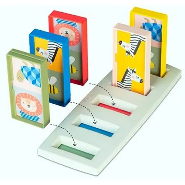 Продукт Taf Toys , Моето първо Домино, Рали - Образователна игра - 0 - BG Hlapeta