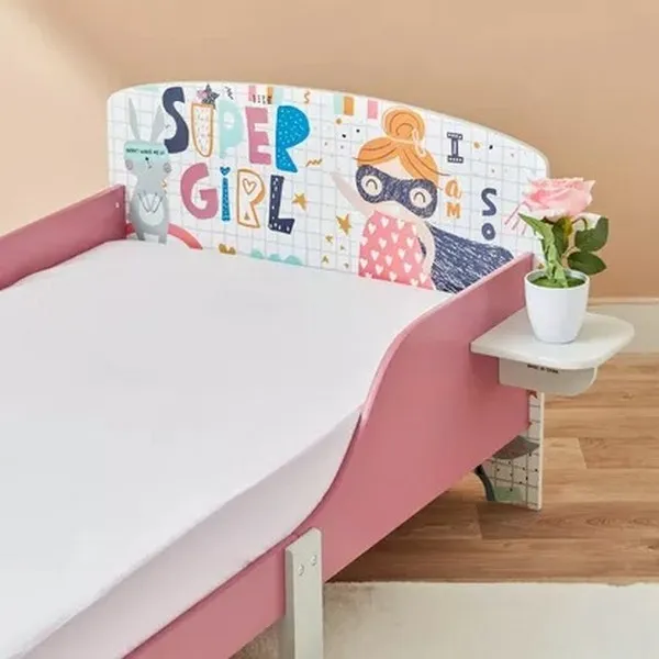 Продукт Ginger Home - Детско Дървено Легло със Защита от Падане, Ламелна Подматрачна Рамка 140/70 см, Удобна Поставка - 0 - BG Hlapeta