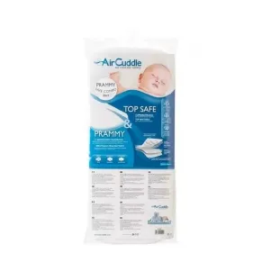 AirCuddle Prammy Safe Combo - Матрак за кош за новородено + Top Safe непромокаем протектор за матрак с дишаща 3D структура