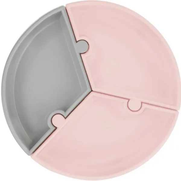 Продукт Minikoioi Puzzle - Силиконова чиния с вакуум 3 части - 0 - BG Hlapeta