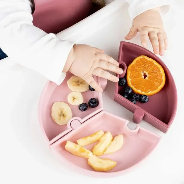 Продукт Minikoioi Puzzle - Силиконова чиния с вакуум 3 части - 0 - BG Hlapeta