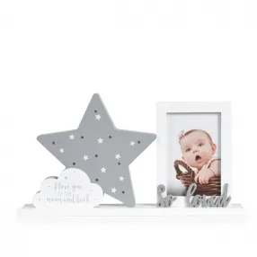 Cangaroo - Дървена рамка за снимка с нощна лампа Cangaroo - Дървена рамка за снимка с нощна лампа