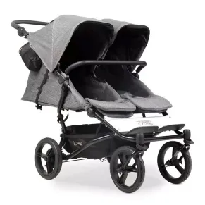 Mountain Buggy Duet Luxury Collection - Количка за две деца с чанта за количка и халки за прикрепяне
