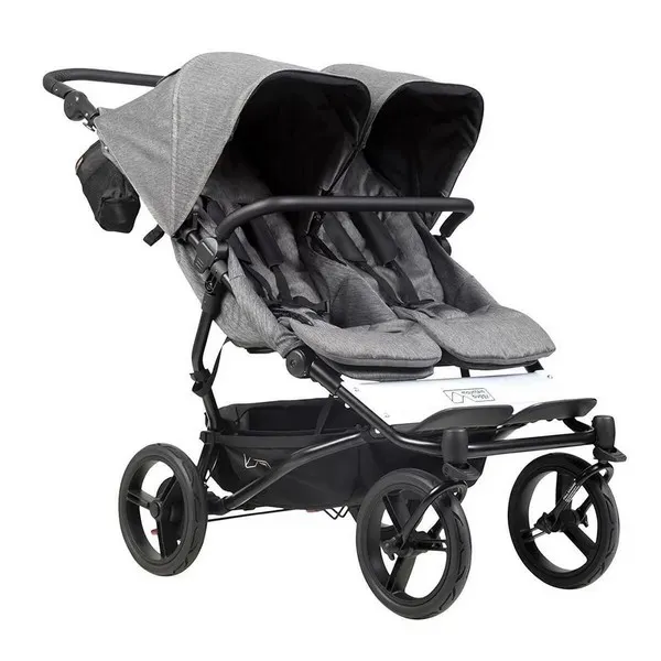 Продукт Mountain Buggy Duet Luxury Collection - Количка за две деца с чанта за количка и халки за прикрепяне - 0 - BG Hlapeta