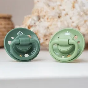 NIP Cherry Green - Залъгалки етап 1, 0-6 месеца, 2 бр. NIP Cherry Green - Залъгалки етап 1, 0-6 месеца, 2 бр.