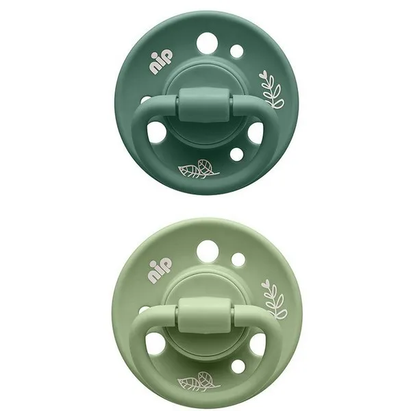 Продукт NIP Cherry Green - Залъгалки етап 1, 0-6 месеца, 2 бр. - 0 - BG Hlapeta