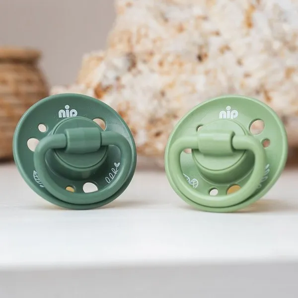 Продукт NIP Cherry Green - Залъгалки етап 1, 0-6 месеца, 2 бр. - 0 - BG Hlapeta