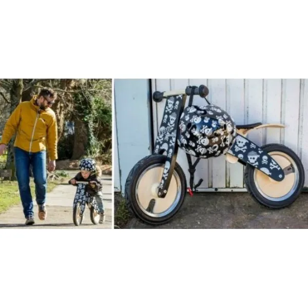 Продукт Kiddimoto Skullz - Детска каска - 0 - BG Hlapeta