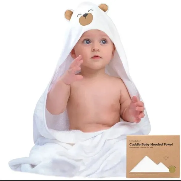 Продукт KeaBabies - Бебешка Хавлия с качулка От Органичен Бамбук - 0 - BG Hlapeta