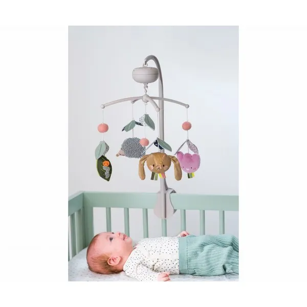 Продукт Taf Toys Зайчето Джени и приятели - Интерактивна играчка, Музикална въртележка - 0 - BG Hlapeta